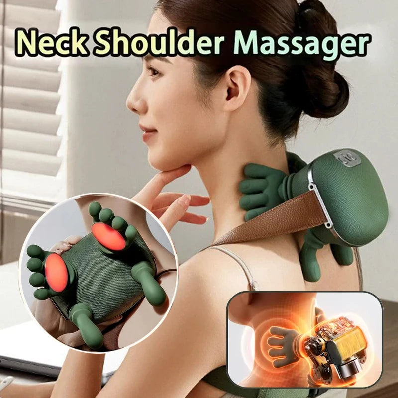 Original N7 Master Hand Shoulder Neck Massage Machine Trapezius Electric Cervical Neck Relax Massager Cervical Spine Massager